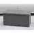 Autronic Tabure Stool with storage space, gray corduroy fabric (TAB-472 GREY6)