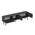 Hanah Home TV Komoda Ramsey, 180x50x29,6 cm, Antracit