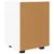 Noćni ormarići 2 pcs Bijelo 30,5 x 30 x 43 cm Konstruirano drvo