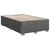Vidaxl Box spring postelja z vzmetnico temno siva 120x200 cm blago
