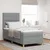 Vidaxl LED Box Spring Postelja Svetlo siva 80 x 200 cm blago