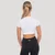 GymBeam Women‘s Flow Crop Top White