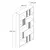 Hanah Home Polica 90x180x20cm Orah