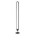 Podna lampa Barto RGB/19W crna