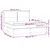 Vidaxl Box spring postelja z vzmetnico LED tem. zelena 200x200cm žamet