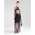 Versace Jeans Couture Obleka rdeča/črna/off-bela
