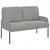 Setovi sofa 3 pcs Svijetlo siva 115 x 56 x 80 cm Šperploča