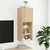 TV ormarić s LED svjetlima boja hrasta sonome 40,5x30x102 cm