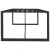 Vanjski blagovaonski stol antracit 120 x 60 x 66 cm aluminijski