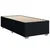 vidaXL Box spring postelja z vzmetnico črn 90x190 cm blago