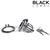 Black Label The Knob Maker Chastity Cage with Sound 45+50mm Rings