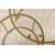 Hanah Home Klub sto-set Aurum, 60x60x43cm, 42x42x39cm, 2 komada, Zlatne boje