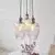 Endon 120652 - Luster na sajli 3xE27/10W/230V sjajni hrom