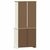 Visoka komoda VIGO bijela 78 x 40 x 175 cm od masivne borovine