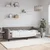 Vidaxl Raztegljiva postelja taupe 100x200 cm blago