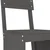 Barski stolci 2 kom sivi 40 x 48,5 x 115,5 cm masivna borovina