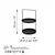 Aberto Design Stalak za nakit 33x21cm, Crni