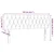 LED uzglavlje crno 144 x 7 x 78/88 cm od tkanine