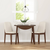 shumee vidaXL Jedilni stoli z blazinami 2 kosa Brown Solid Wood Rubber