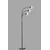 Aberto Design Podna lampa Badi 3, 170 cm, E27, IP20, Crna