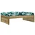 Vrtni tabure 120 x 80 cm od impregnirane borovine
