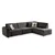 Atelier del Sofa Ugaona garnitura na razvlačenje S-Loft Right, 206 x 290 x 90 cm, Antracit