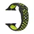 Apple Watch Sport Silicone Strap black green S/M 38/40/41mm