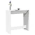 Vidaxl Barska miza bela 102x50x103,5 cm inženirski les