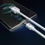 Mcdodo MCDODO KABEL USB-A USB-C HITRO POLNJENJE USB TIPA C 6A 100W 1M LED BELA