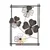 Wallity Zidna dekoracija Weinan 2, 50x70x4cm, Crna