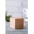 Digitalna ura GINGKO Cube Beech Click Clock, zelen LED