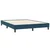 shumee vidaXL Postelja z vzmetnim vzmetnim okvirjem brez vzmetnice temno modra 160x210 cm