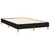 Vidaxl Box spring postelja z vzmetnico črn 120x200 cm blago