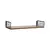 Hanah Home Zidna polica Duvar Rafi3, 60x20x14 cm, Braon