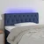 Vidaxl LED posteljno vzglavje modro 90x7x78/88 cm blago