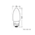 LED sijalica B75 2700K 7W E27 OSRAM