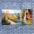 tulup.si Slika na platnu Lake landscape slap 140x70 cm