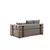 Atelier del Sofa Ugaona garnitura Gondol 105x70x105cm Siva