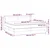Vidaxl Box spring postelja z vzmetnico kapučino 200x200 cm um. usnje