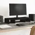 Stalak za monitor podesivi crni 60x24x10,5 cm konstruirano drvo
