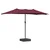 Vrtni suncobran Bordeaux Crvena 385 x 209 x 244 cm