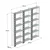 Hanah Home Polica 184,6x170x24,2cm Orah
