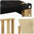 Set vanjskih sofa s jastukom 9 pcs Bijela i bež