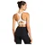 Ženski nedrček adidas Optime Essentials Workout Medium Support Bra White M
