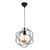 Opviq Luster Sheldon, 26cm, IP20, Crni