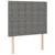 Vidaxl Box spring postelja z vzmetnico temno siva 80x200 cm blago