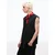Bershka Majica  črna / off-bela