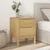 Vidaxl vidaXL FLORO Nočna omarica rjava, vosek 45x39x57 cm, masiven bor
