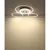 Globo 67824-60 - prigušiva LED plafonska lampa MILES 60W/230V 80,8x99,2 cm srebrna + daljinski upravljač