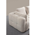 ATELIER DEL SOFA Amaris 2 Seater With Pouffe Beige ugaona sofa